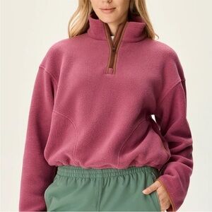 outdoor voices primofleece 1/4 zip pullover